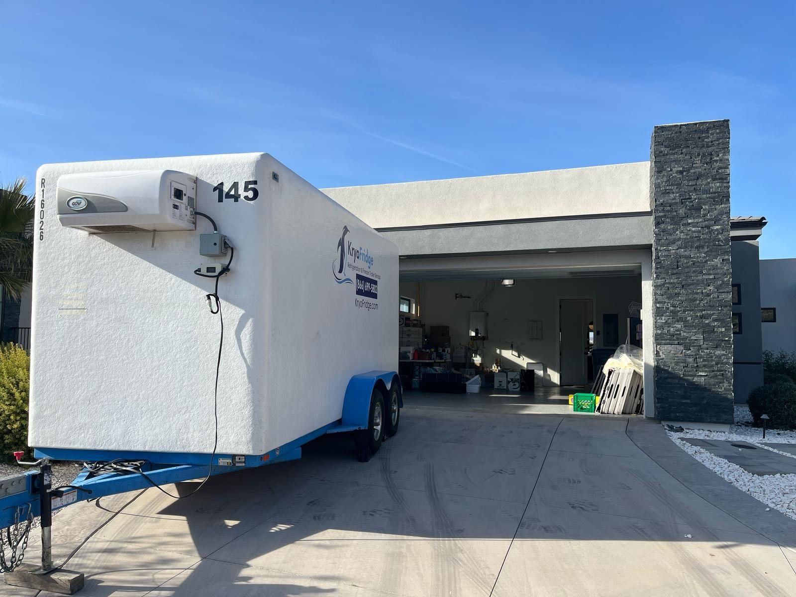 Freezer trailer ready around Arizona
