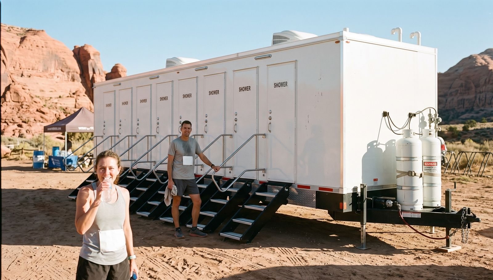 Shower trailer for rent in Oregon
